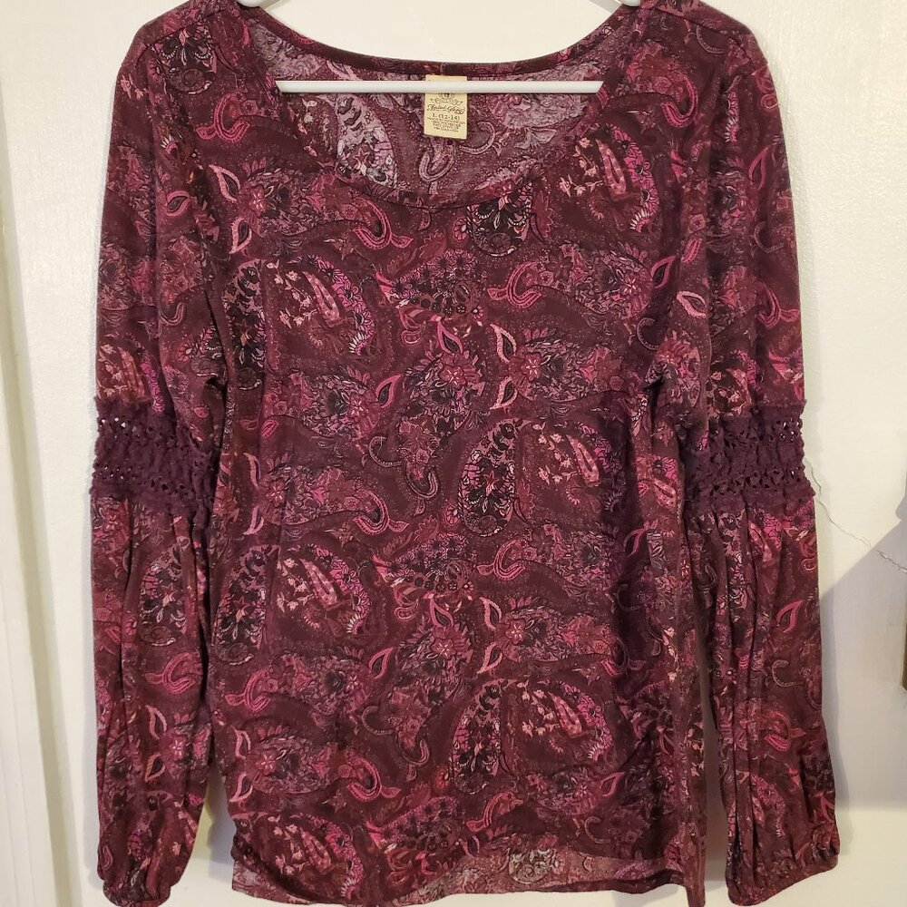 Elastic sleeve blouse